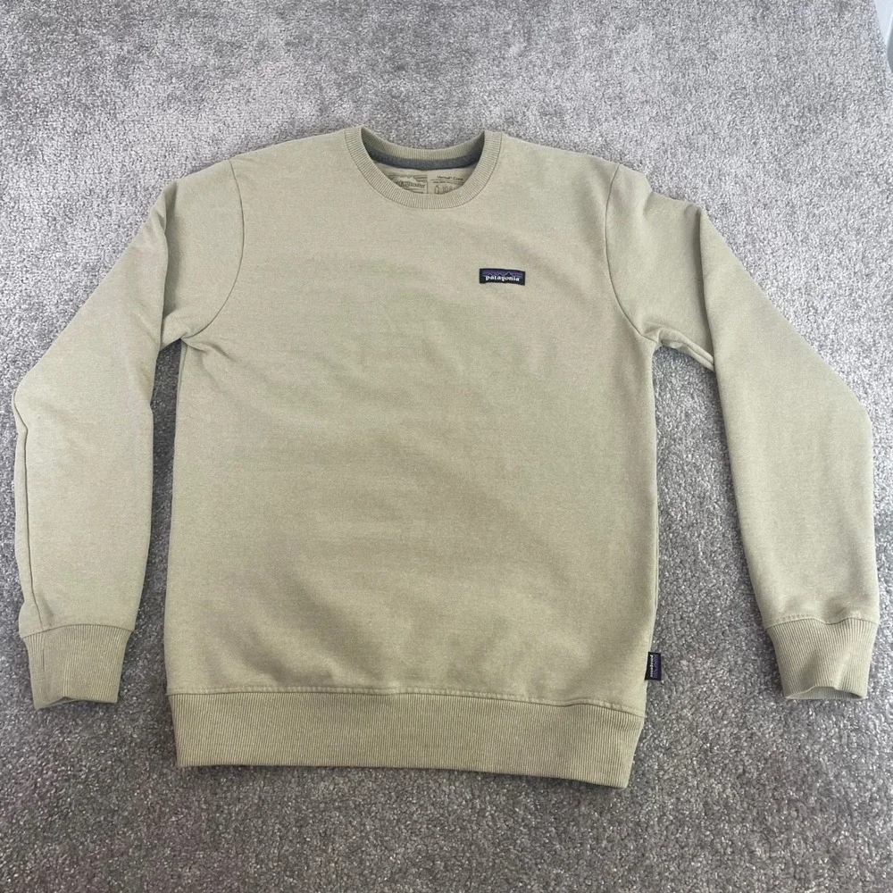 Patagonia Sweatshirt Mens Small Uprisal Crew Fleece Pullover Tan
